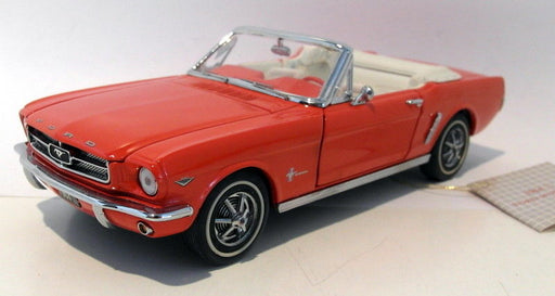 Franklin Mint 1/24 Scale Diecast B11TQ14 - 1964 1/2 Ford Mustang Convertible red
