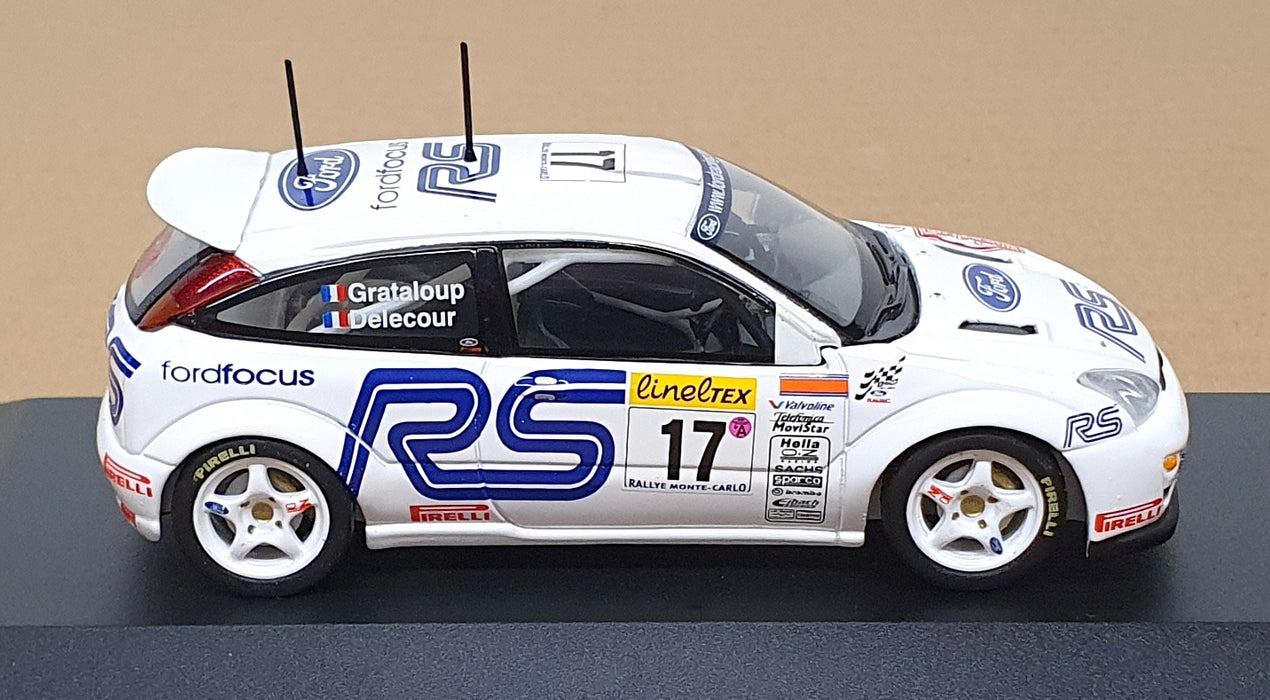 Skid Vitesse 1/43 Scale SKM195 - Ford Focus WRC #17 Monte Carlo 2001