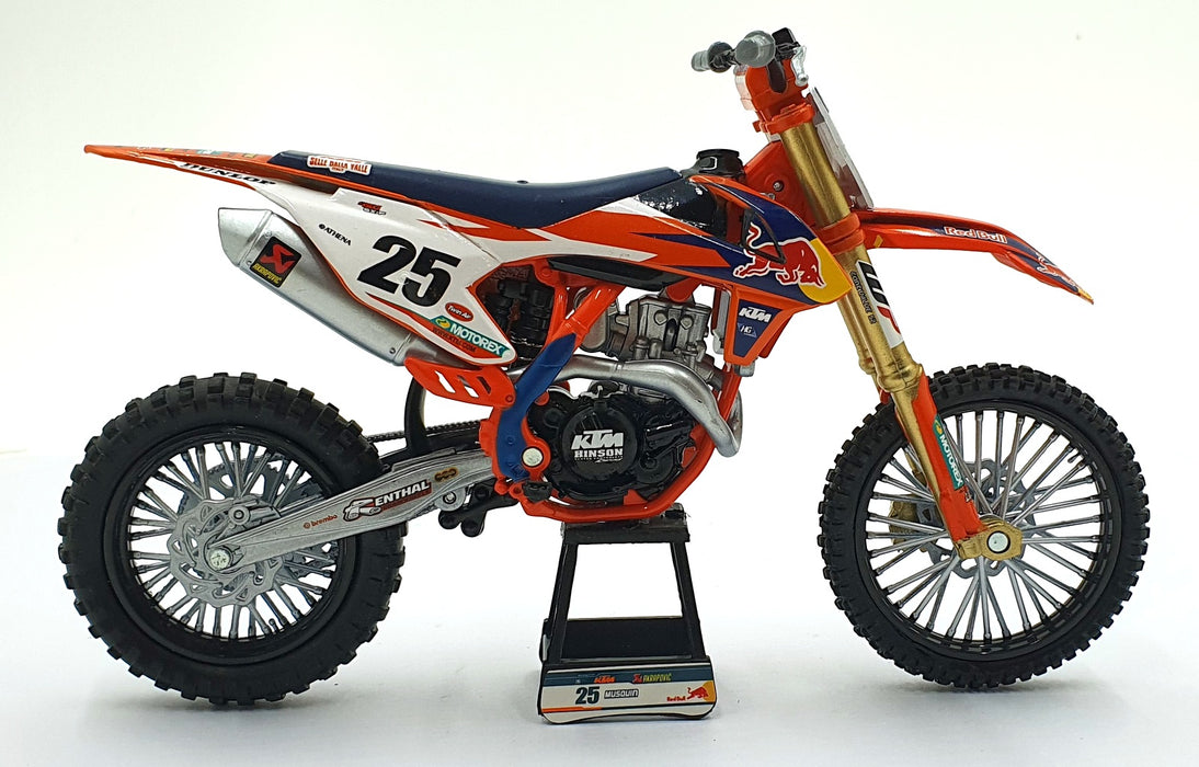 New Ray 1/10 Scale 57963 - KTM 450 SX-F Motorbike #25 Marvin Musquin