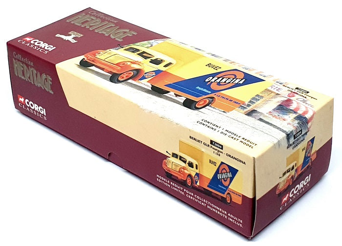 Corgi 1/50 Scale 73004 - Berliet GLR Fourgon Orangina - Yellow/Orange
