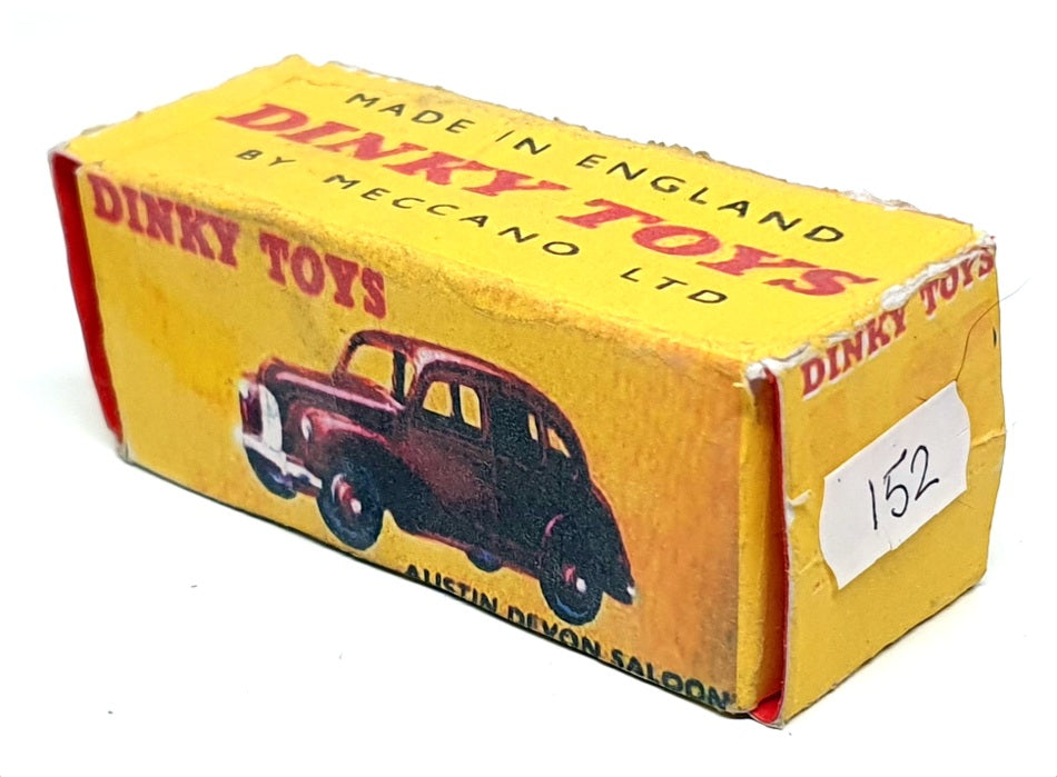 Dinky Toys 152 - Austin Devon Saloon Maroon - Repaint In Repro Box