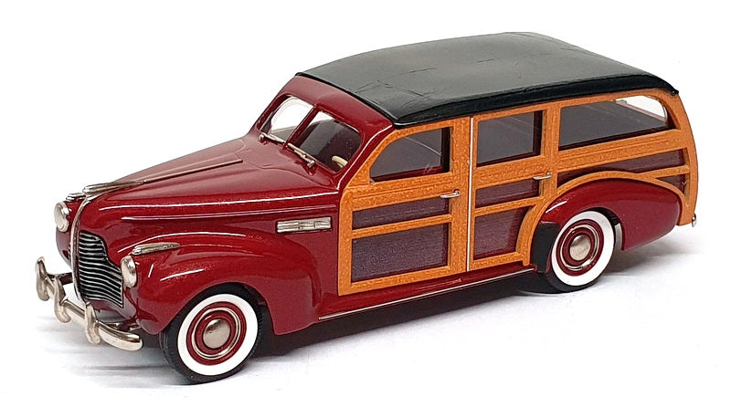 Brooklin Models 1/43 Scale BRK191 - 1940 Buick Super Est. Wagon M-59 - Maroon