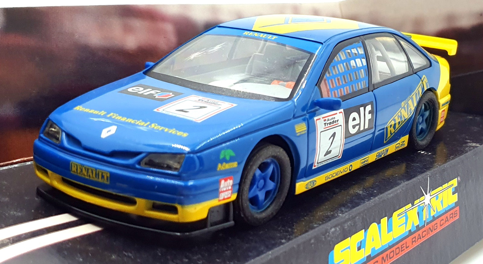 Scalextric 1/32 Scale Slotcar C535 - Renault Laguna BTCC #2 - Blue