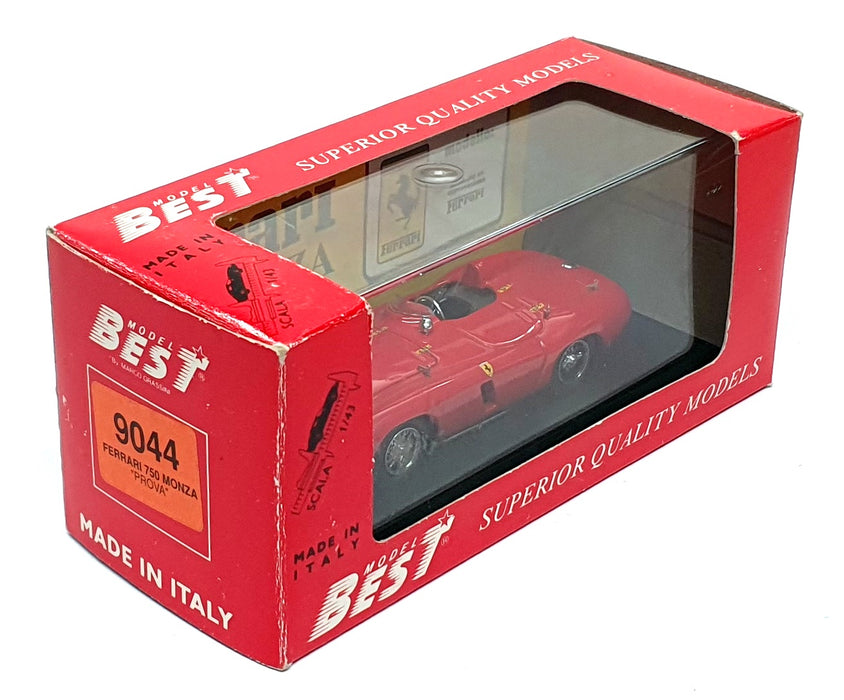Best 1/43 Scale Diecast 9044 - Ferrari 750 Monza Prova - Red