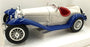 Burago 1/18 Scale Diecast 3008 Alfa Romeo 2300 Spider 1932 White Blue model car