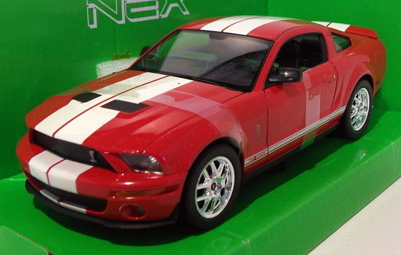 Welly 1/24 Scale Diecast 22473W - 2007 Shelby Cobra GT500 - Red