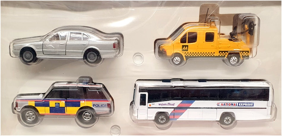 Chad Valley 60016 - Motorway Play Set ERF Porsche Plaxton Land Rover BMW Ford