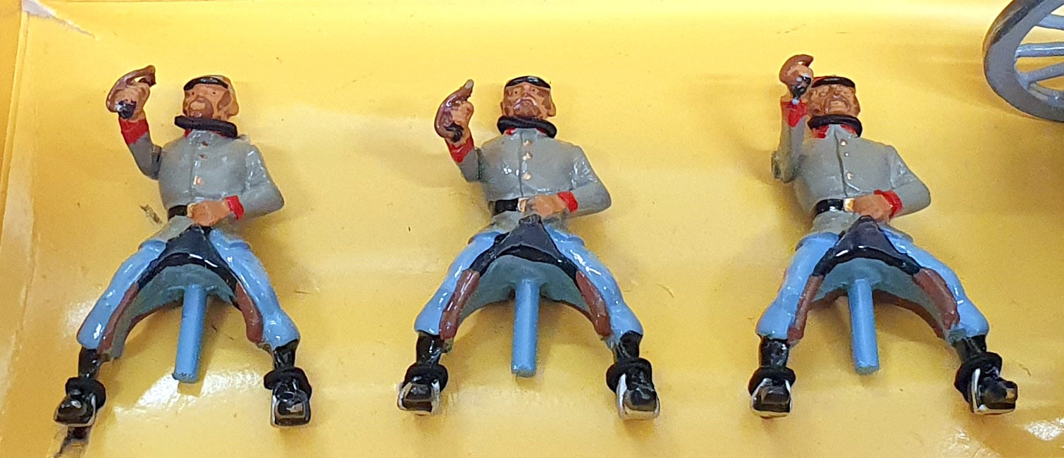 Britains Soldiers 54mm 8874 The American Civil War Confederate Gun Limber & Crew