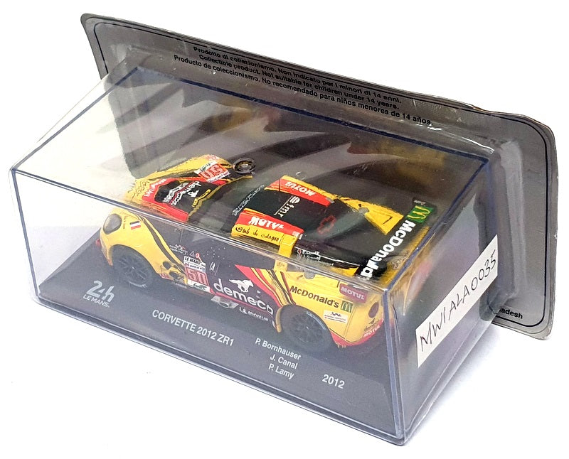 Altaya 1/43 Scale MW1ALA0035 - Corvette 2012 ZR1 #50 24h Le Mans 2012
