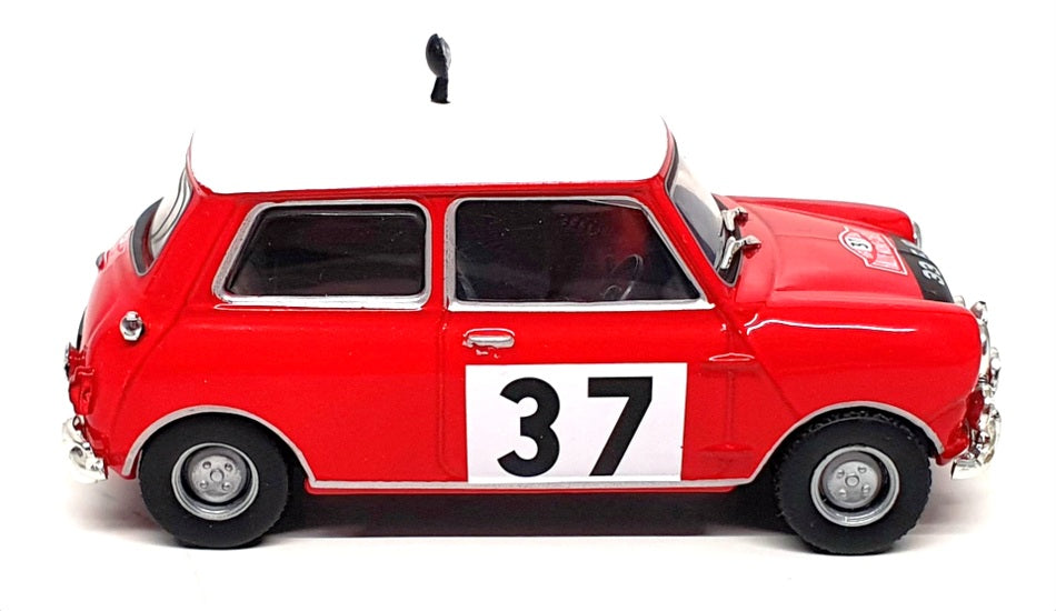 Altaya 1/43 Scale 056 - Mini Cooper S Monte Carlo 1964 #37 Hopkirk/Liddon