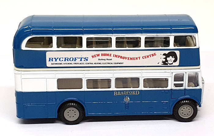 Corgi 12cm Long Diecast C599-7 - AEC Regent Bus Bradford R82 - Blue/White