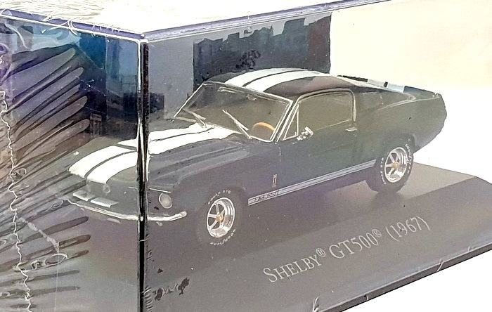 Altaya 1/43 Scale Diecast 28525C - 1967 Shelby GT500 - Dk. Blue/White