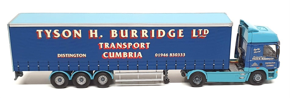 Corgi 1/50 Scale CC13603 - DAF CF Curtainside (Tyson H. Burridge Ltd) Blue