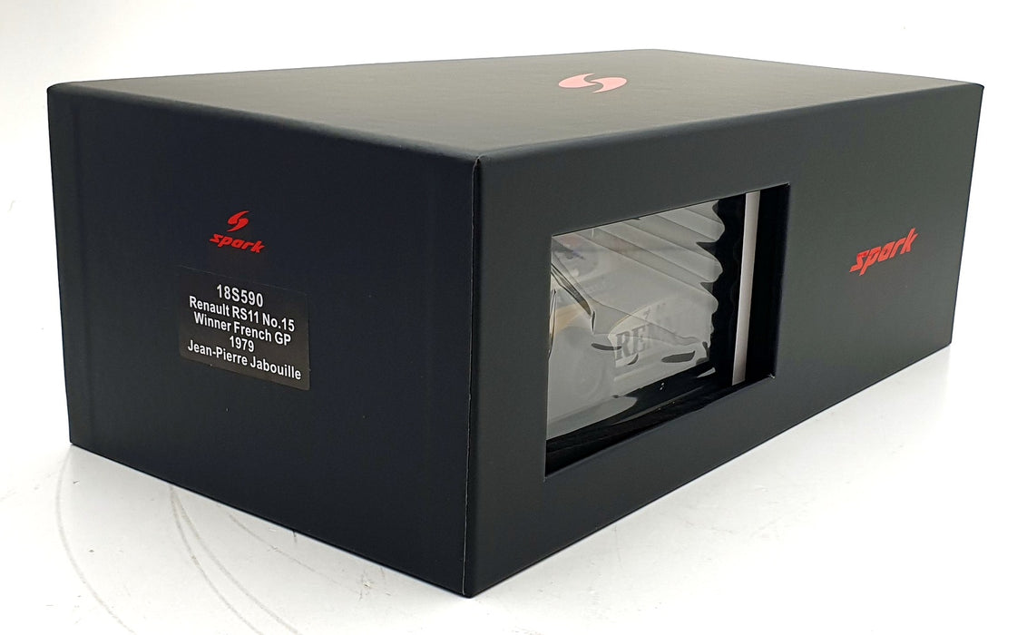 Spark 1/18 Scale 18S590 - Renault RS11 #15 1st French GP 1979 - Jabouille