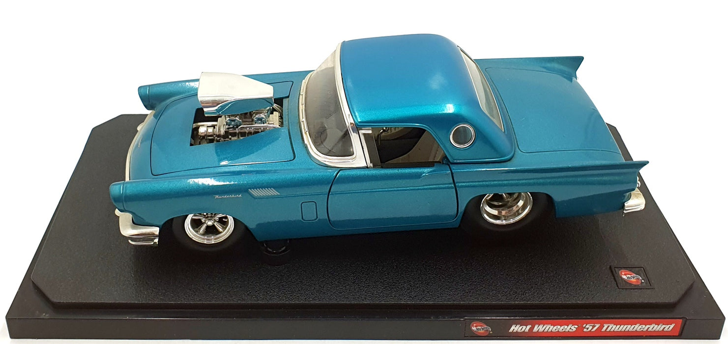 Hot Wheels 1/18 Scale Diecast B7000 - Pro Street Ford Thunderbird Modified Green