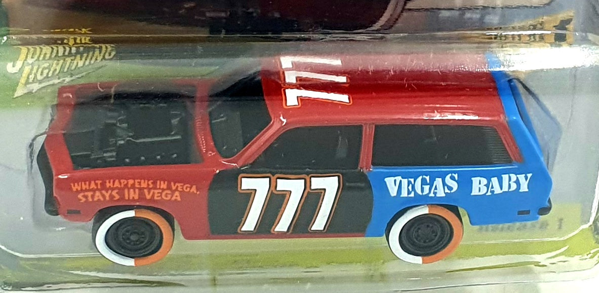 Johnny Lightning 1/64 Scale JLSF013 - 1972 Chevrolet Vega Wagon #777 Vegas Baby