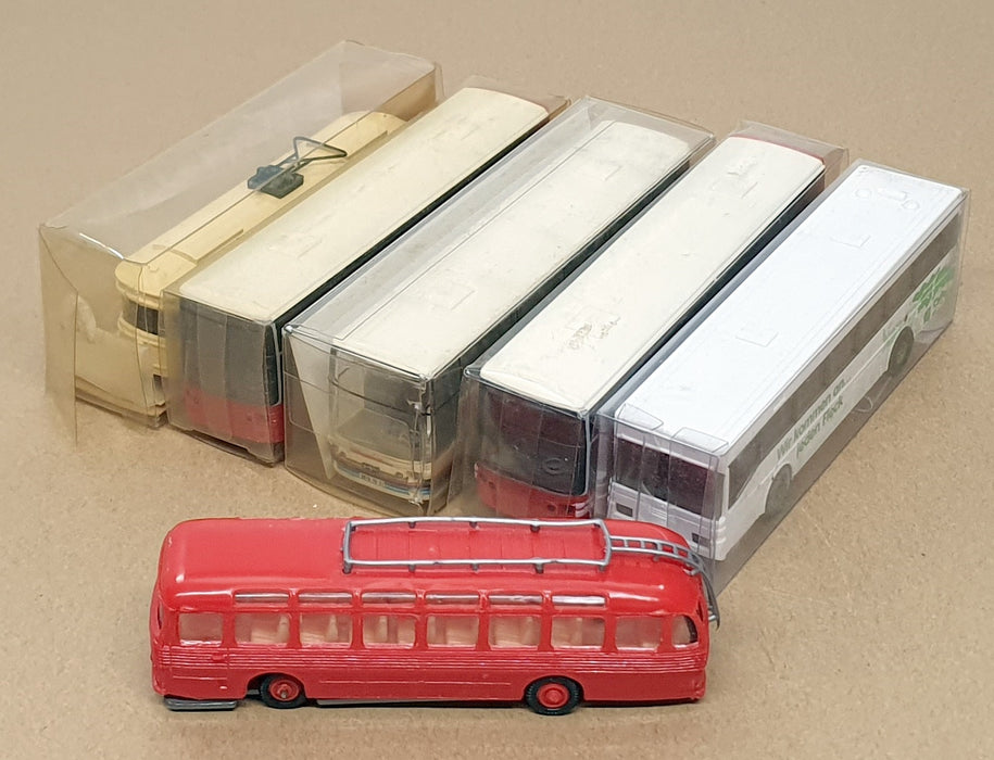 Limo & Wiking 1/87 Scale 166266P - Collection Of 6 Coaches/Buses