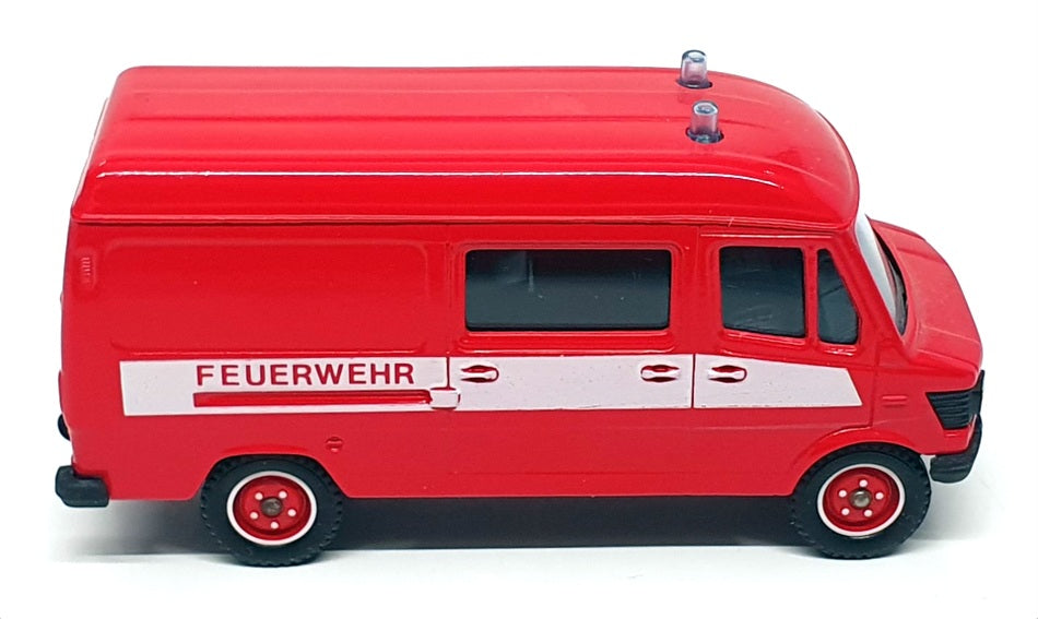 Solido Toner Gam I 1/50 Scale 2132 - Mercedes Benz Van Feuerwehr - Red
