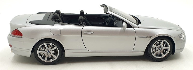 Kyosho 1/18 Scale Diecast DC24924K - BMW 6 Series Cabriolet - Silver