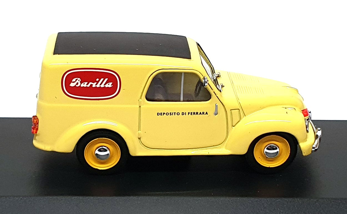 Altaya 1/43 Scale 18335 - 1951 Fiat 500 C Furgoncino Van Barilla - Yellow