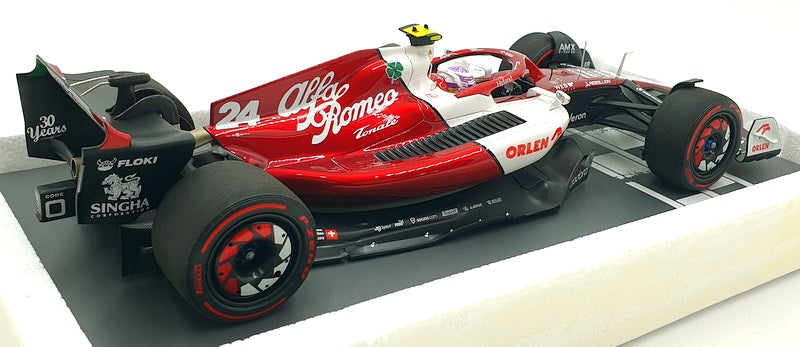 Minichamps 1/18 Scale 117 220124 Alfa Romeo F1 C42 Bahrain 2022 Z.Guanyu
