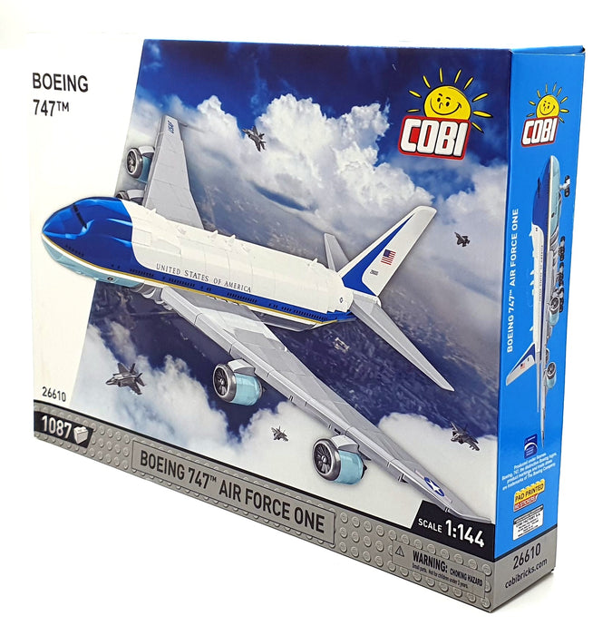 Cobi Bricks 1/144 Scale 26610 - Boeing 747 Air Force One Aircraft - USA