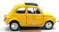 Burago 1/24 Scale Diecast 18-22098 - 1965 Fiat 500F - Yellow