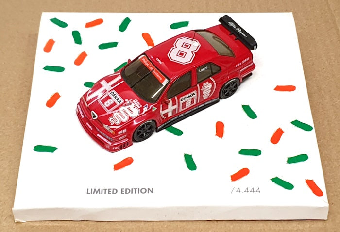 Minichamps 1/43 Scale 431 900007 - Alfa Romeo #8 DTM 1993 Larini + SIGNED PIC