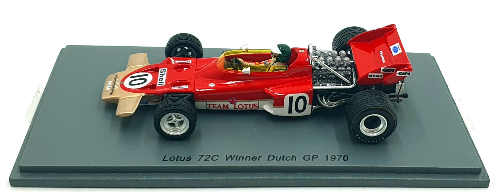 Spark 1/43 Scale S4280 - Lotus 72C #10 1st Dutch GP 1970