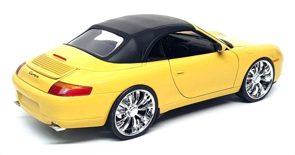 UT Models 1/18 Scale 28723E - Porsche 996 With Custom Wheels - Yellow