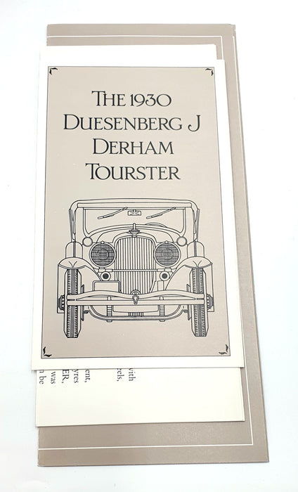 Franklin Mint 1/24 FM231122A 1930 Duesenberg Tourster With Display Case