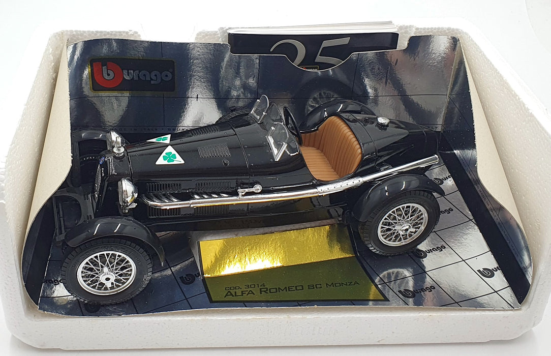 Burago 1/18 Scale Diecast 3014 - Alfa Romeo 8C 2300 Monza 1931 - Black