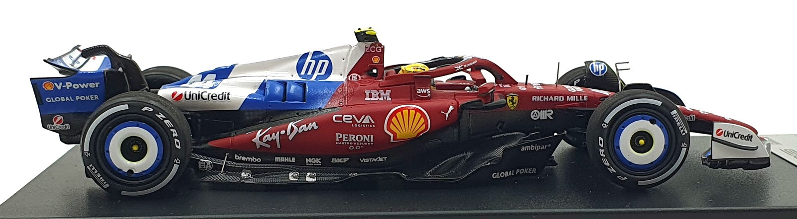 Look Smart 1/43 Scale LS18F1077 - F1 Ferrari SF-25 F1 Miami GP 2025 Hamilton