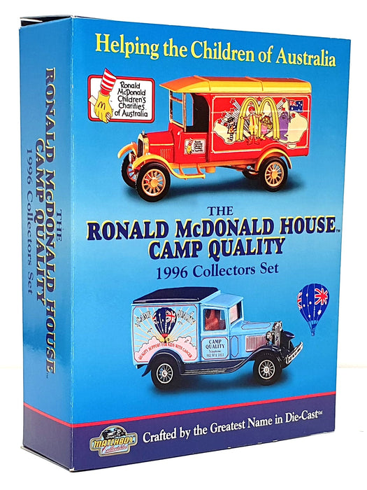 Matchbox CS1996 - 2 Ford Vans The Ronald McDonald House Camp Quality 1996 Set