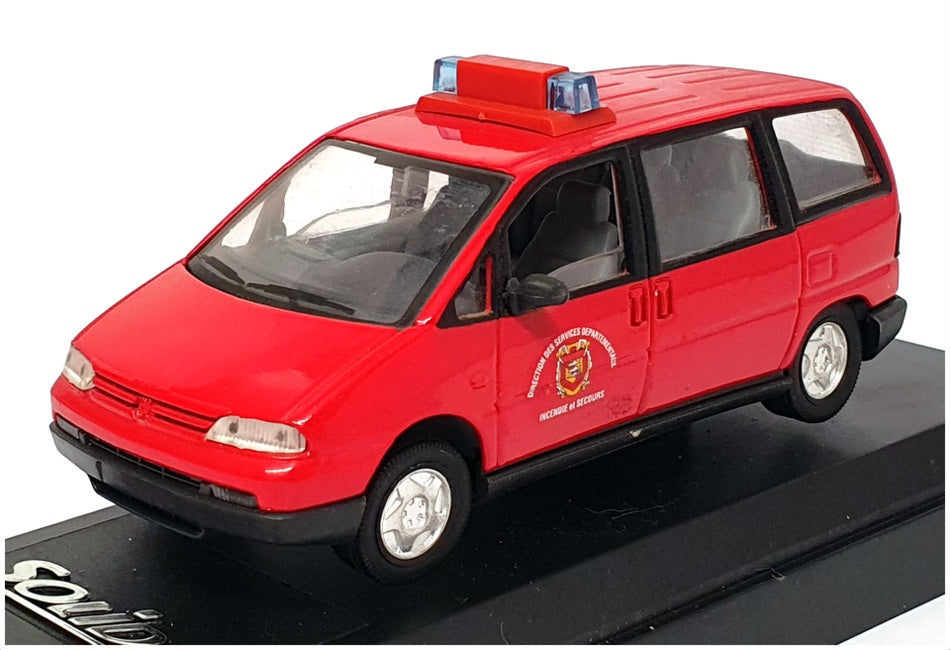 Solido 1/43 Scale Diecast 1540 - Peugeot 806 Ambulance - Red
