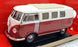 Road Signature 1/18 Scale 92328 - 1962 Volkswagen Microbus - Red/White