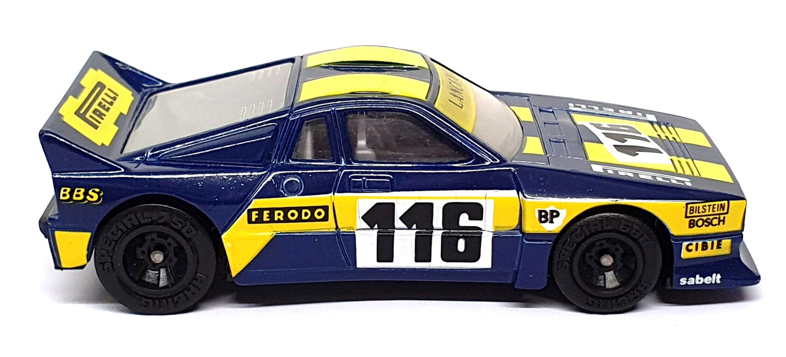 Matchbox 1/40 Scale Diecast KS-803 - Lancia Rally Car #116 - Blue/Yellow