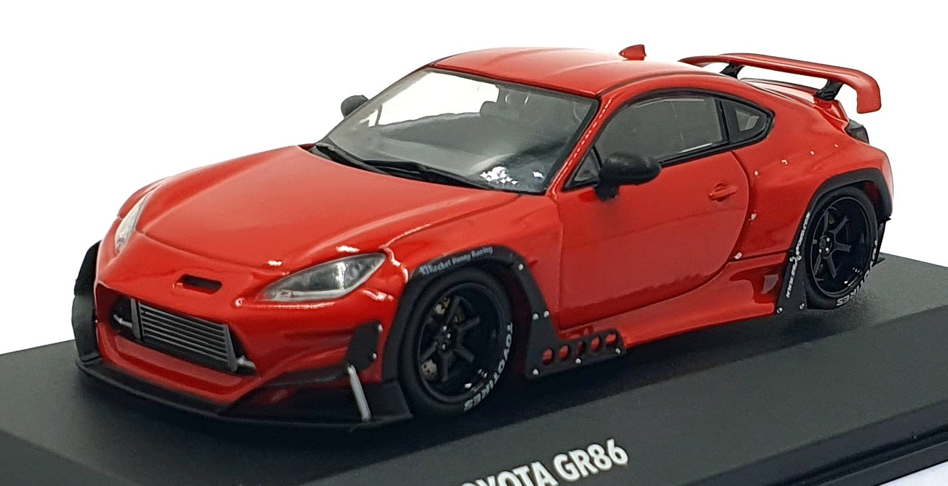 Solido 1/43 Scale Diecast S4315103 - Pandem Toyota GR86 - Red
