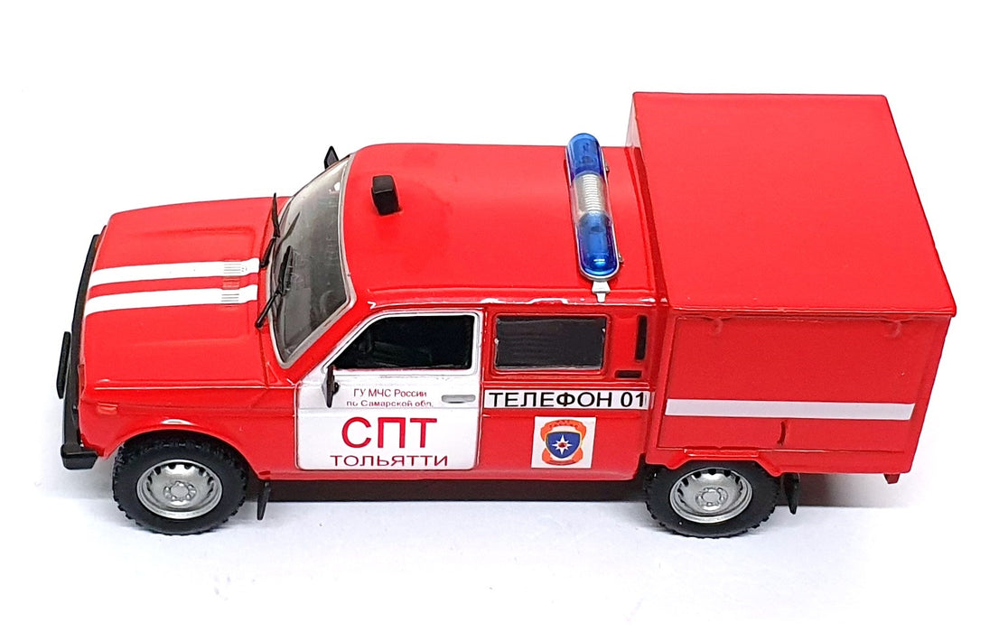 DeAgostini 1/43 Scale 7226Y - Russian VAZ VIS 294611 Emergency Truck - Red