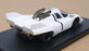 Spark Model 1/43 Scale S1899 - Porsche 917 Schnorkel 1971 Test Car - White