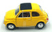 Burago 1/24 Scale Diecast 18-22098 - 1965 Fiat 500F - Yellow