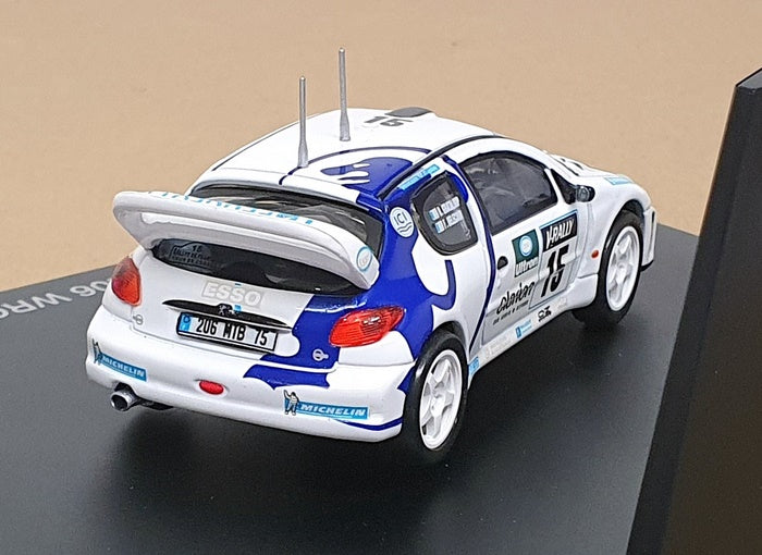 Revell 1/43 Scale 28243 - Peugeot 206 #15 WRC 1999 Delecour/Grataloup - White