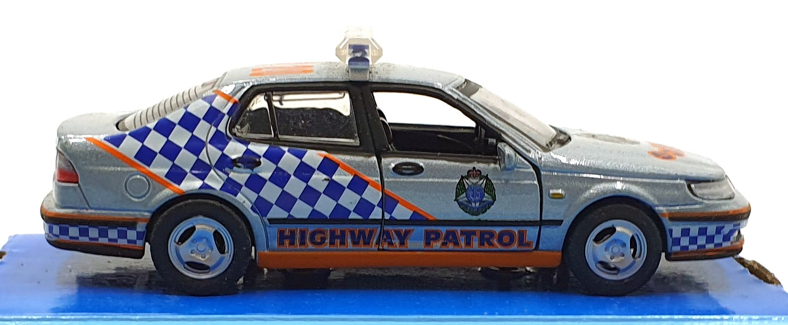Cararama 1/43 Scale 200226C - SAAB Police Car HP20 - Silver