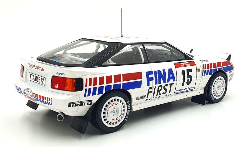 Triple9 1/18 Scale Diecast T9-1800200 - Toyota Celica #15 Tour de Corse 1991