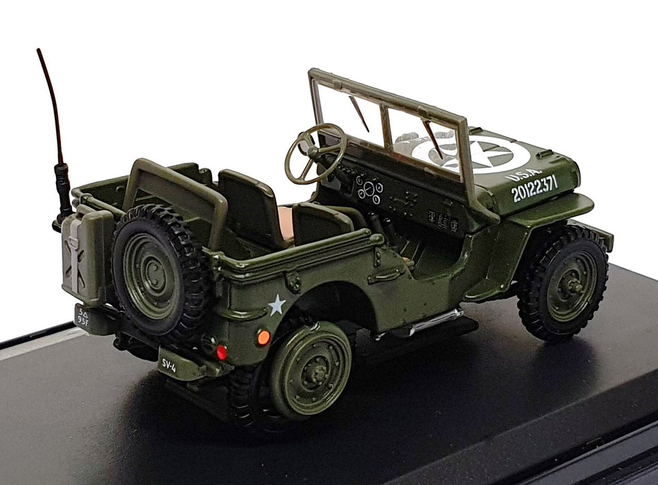 American Mint 1/43 Scale 3551002 - Jeep CJ-2A US Army - Green