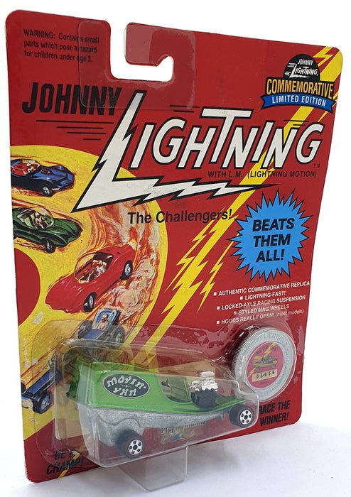 Johnny Lightning 1/64 Scale 100-200 - The Challengers Movin' Van - Green