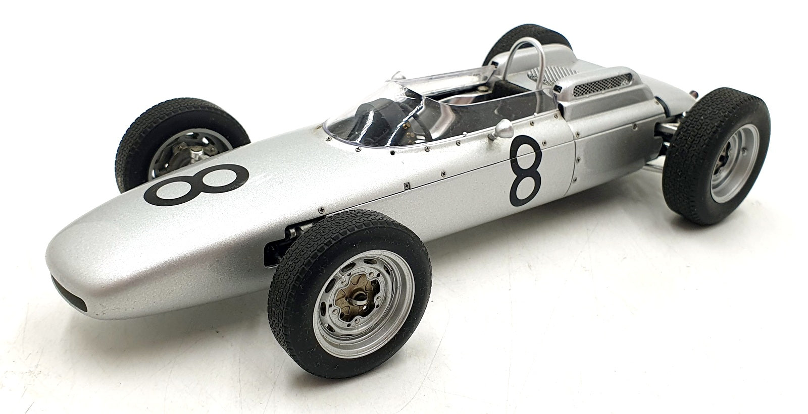Autoart 1/18 Scale Diecast DC18626H - Porsche 804 F1 #8 - Silver