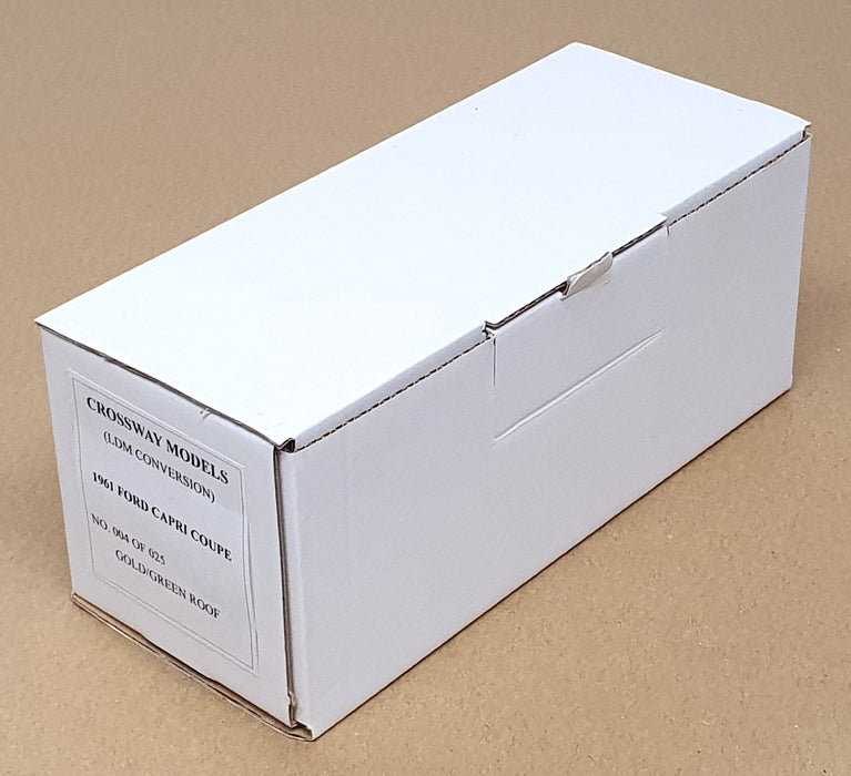 Lansdowne Crossway 1/43 Scale No. 004 - 1961 Ford Capri Coupe - Gold/Green Roof