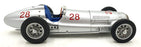 CMC 1/18 Scale Diecast M-040 - Mercedes-Benz W154 1938 #28 - Silver