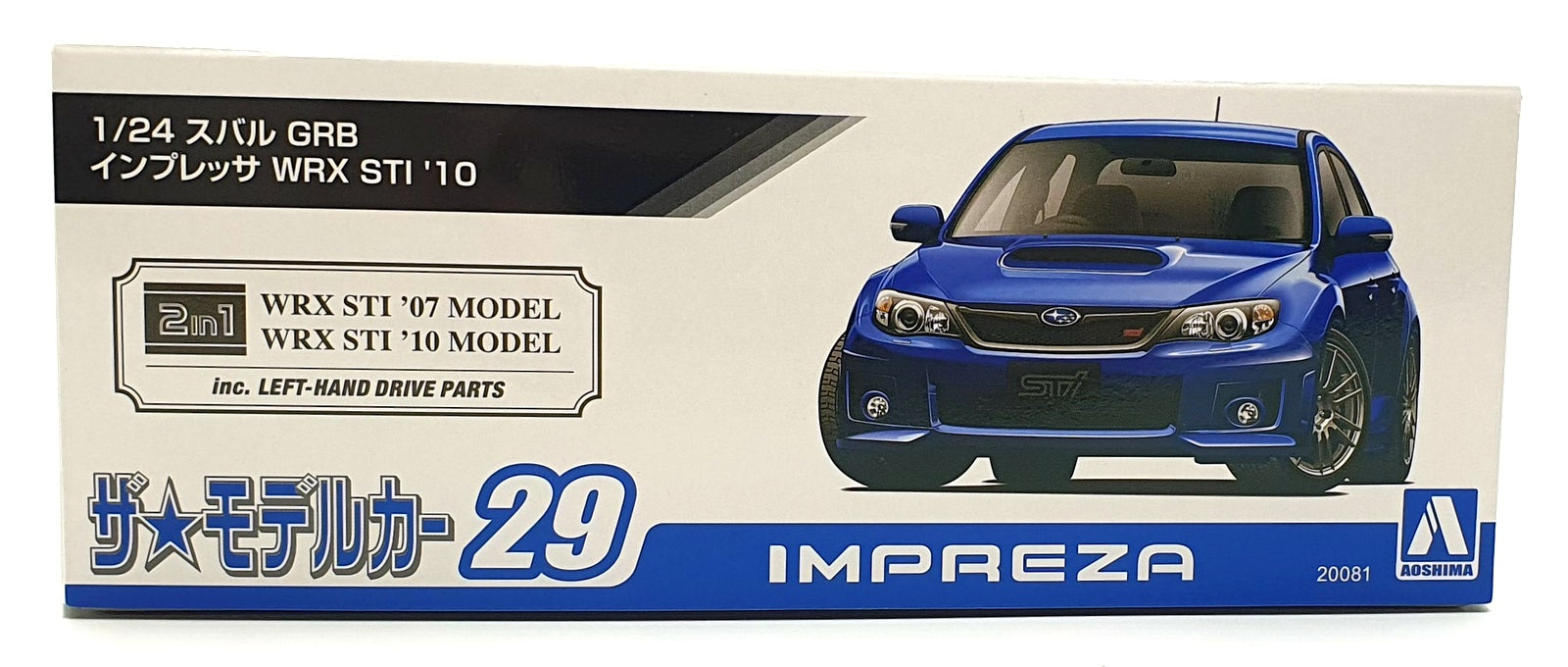 Aoshima 1/24 Scale Kit 20081 - Subaru Impreza WRX STI '10 Model Kit